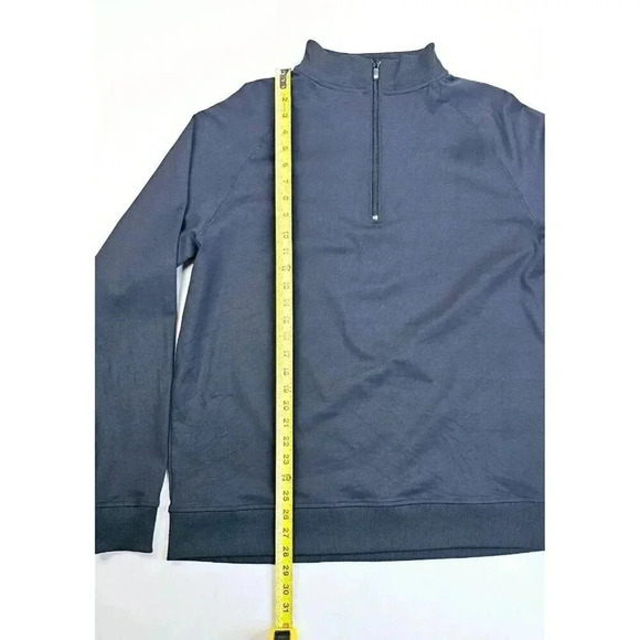 Footjoy Size Large Mens Pullover 1/4 Zip Long Sleeve Turtleneck Embroidered Logo - Picture 11 of 12